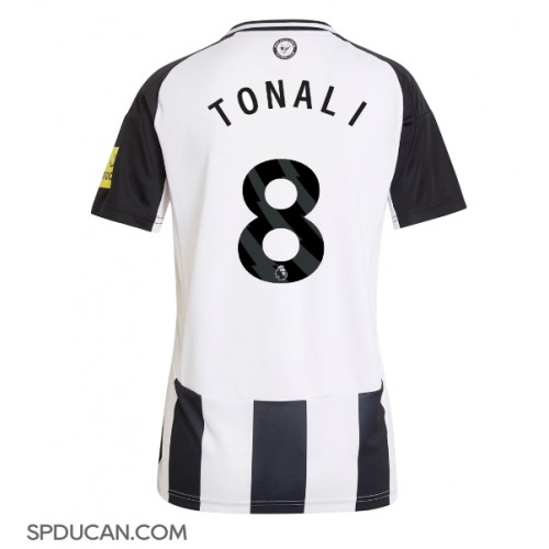 Zenski Nogometni Dres Newcastle United Sandro Tonali #8 Domaci 2024-25 Kratak Rukav